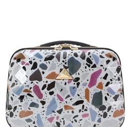 Savoir Collection Terrazzo Print Travel Beauty Case
