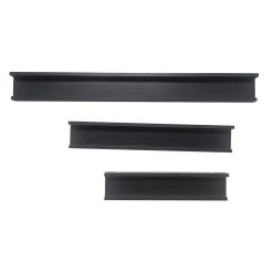 3pc Black Ledge Picture Frame Shelf Set by Place   Time