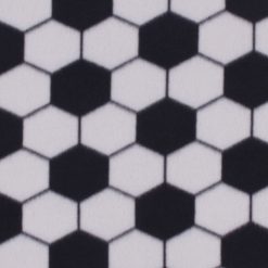Soccer Ball Allover Blizzard Fleece Fabric