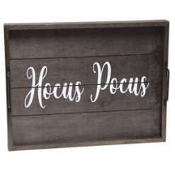 All The Rages Decorative Hocus Pocus Wood Serving Tray 15.50 x 12