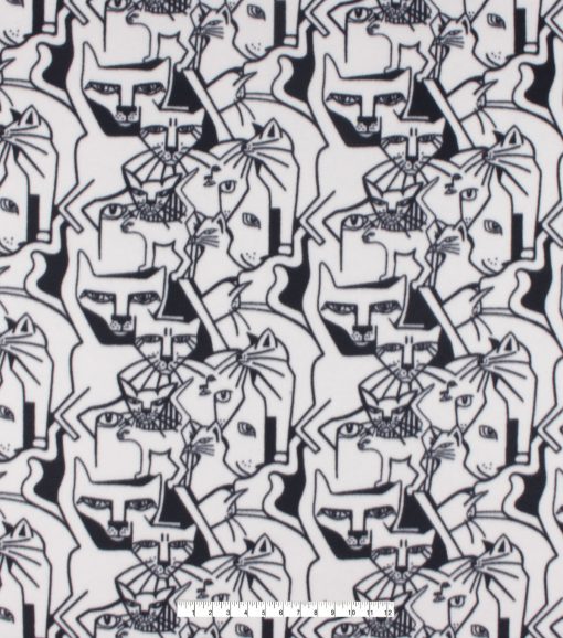 Mod Cat Blizzard Fleece Fabric - Image 4