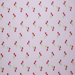 Cherries on Light Pink Quilt Cotton Fabric by Quilter s Showcase