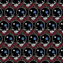 Grateful Dead Cotton Fabric Space Your Face
