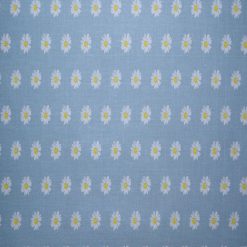 Graphic Daisies on Light Blue Quilt Cotton Fabric by Quilter s Showcase