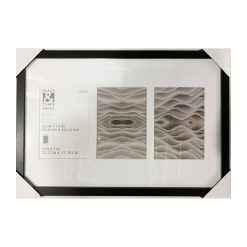 5 x 7 Black 3 Photo Collage Frame by Place   Time