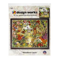 Design Works 18 x 14 Castle in the Clearing Counted Cross Stitch Kit