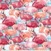 Flamingo Friends Novelty Cotton Fabric