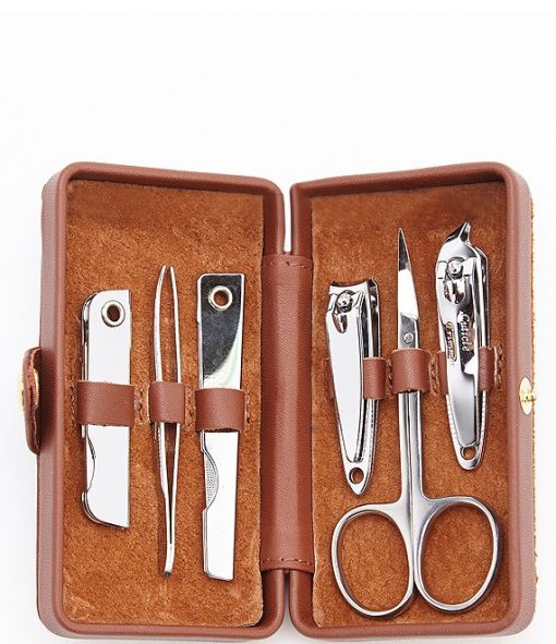 Leather Framed Manicure Set - Image 5