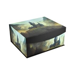 14 Watercolor Castle Fliptop Box by Place   Time