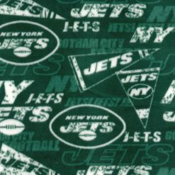 Fabric Traditions New York Jets Fleece Fabric Retro