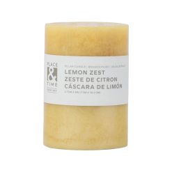 3 x 4 Scented Pillar Candle by Place   Time