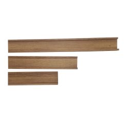 3pc Wood Ledge Picture Frame Shelf Set by Place   Time