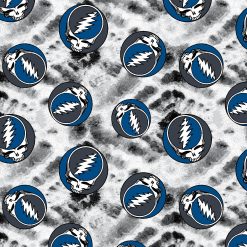 Grateful Dead Muted Skull Fleece Fabric