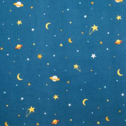 POP! Super Snuggle Planets   Stars Flannel Fabric