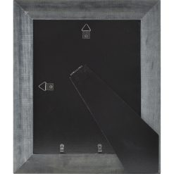 8 x 10 Distressed Black Wood Tabletop Picture Frame