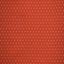 White Pin Dots on Red Orange Quilt Cotton Fabric by Quilter s Showcase