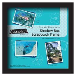 Collector s Museum 8 x 8 Black Shadow Bo x Scrapbook Frame