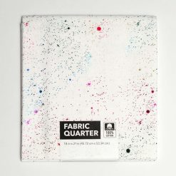 18 x 20 Hologram Glitter Cotton Fabric Quarter 1pc by Keepsake Calico