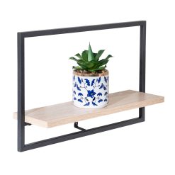 Honey Can Do 17.7 Horizontal Floating Wall Shelf