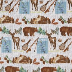 Cabin Life Anti Pill Fleece Fabric