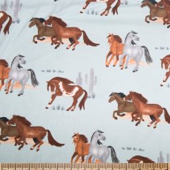 Horses In The Desert Super Snuggle Flannel Fabric