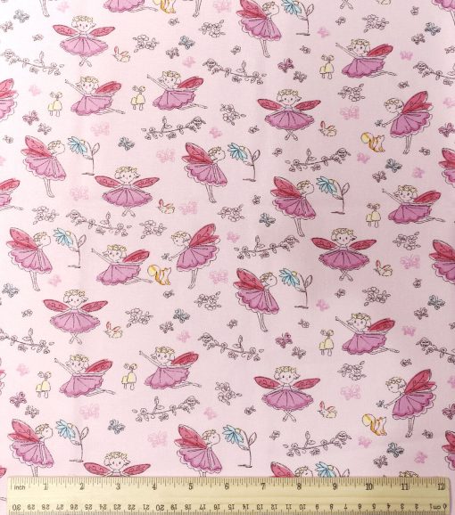 Fairy Princess Novelty Cotton Fabric - Image 2
