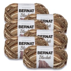 Bernat Blanket 108yds Super Bulky Polyester Yarn 6 Bundle