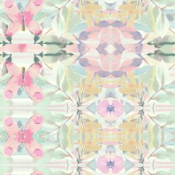 RoomMates Wallpaper Pink Synchronized Floral