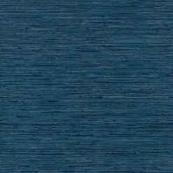 RoomMates Wallpaper Blue Grasscloth