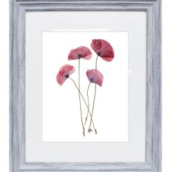 BP 16 20 Distressed Blue Wash Wall Photo Frame