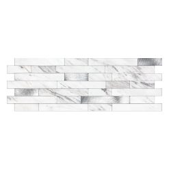 Carrera   Metal Peel   Stick Decorative Tile   White