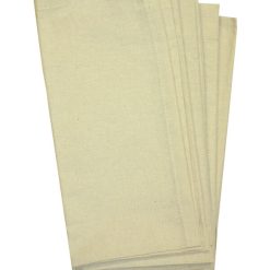 Stitch  em Up 20 x 20 Natural Dinner Napkin Embroidery Fabric 4pk