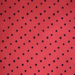 Watermelon Seeds on Red Quilt Cotton Fabric by Quilter s Showcase