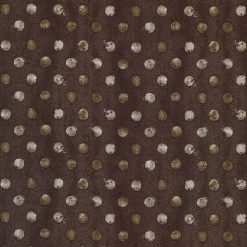 Brown Painted Dots Quilt Cotton Fabric by Keepsake Calico