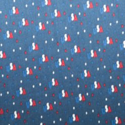 USA On Navy Patriotic Cotton Fabric