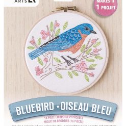 Leisure Arts 6 Blue Bird Embroidery Kit - 1