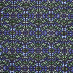 Green   Blue Butterflies Super Snuggle Flannel Fabric