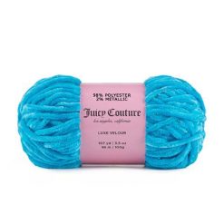 Juicy Luxe Velour Sparkle 107yds Bulky Polyester Blend Yarn