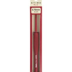 Tulip Etimo Red Crochet Hook W/ Cushion Grip-3.75mm