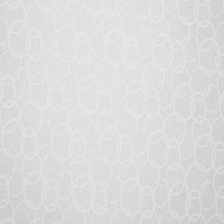 White Linked Circles Quilt Cotton Fabric by Quilter s Showcase