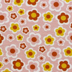 Super Snuggle POP! Pink Floral Flannel Fabric