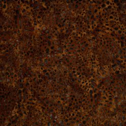 Dark Brown Dots Batik Cotton Fabric