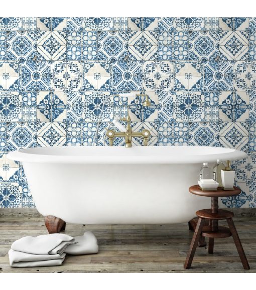 RoomMates Wallpaper Mediterranean Tile - Image 5