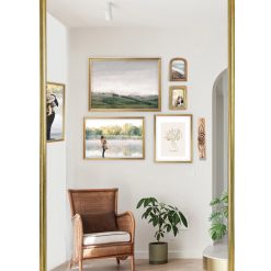 24 x 36 Traditional Brass Poster Frame by Place   Time