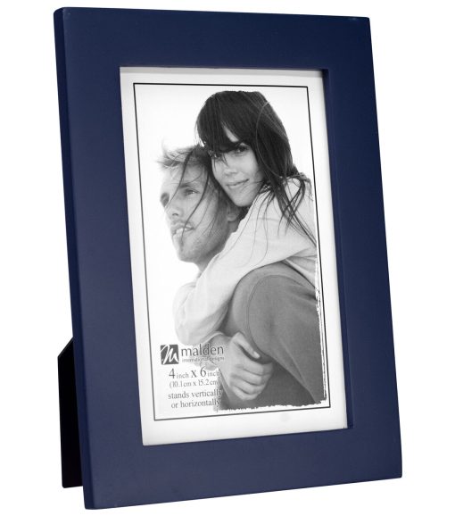 Malden Blue Linear Tabletop   Wall Picture Frame - Image 3
