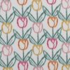 Tulips Blizzard Fleece Fabric