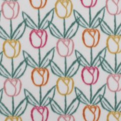Tulips Blizzard Fleece Fabric