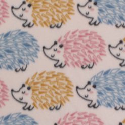 Hedgehogs Blizzard Fleece Fabric
