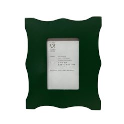 2 x 3 Green Scalloped Tabletop Picture Frame by Place   Time