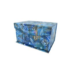 8 Blue Exotic Elegance Fliptop Box by Hudson 43